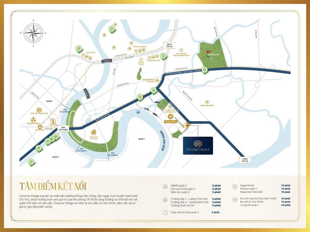 Kẹt ngân hàng cần bán căn hộ 2pn victoria village  mặt tiền trương văn bang  quận 2