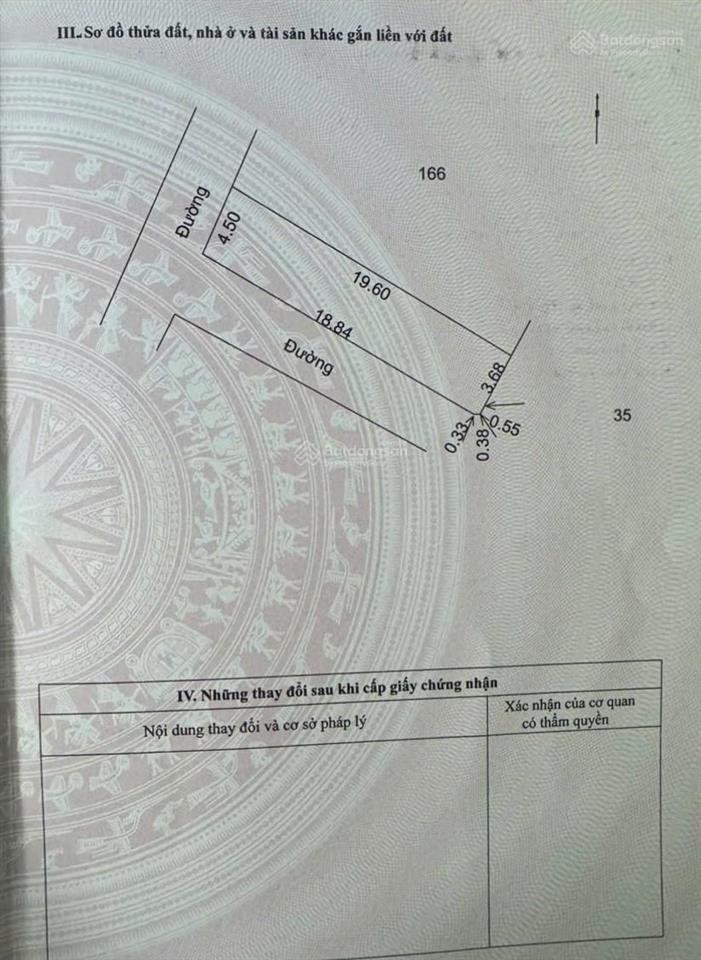 Bán lô đất 87,8m2 đối diện đấu giá hoàng trạch mễ sở hưng yên