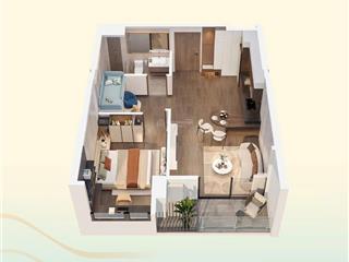Căn hiếm 1pn + view hồ độc nhất còn sót lại, 48m2, giá 6x tốt nhất thị trường. quà tặng 4 siêu hot