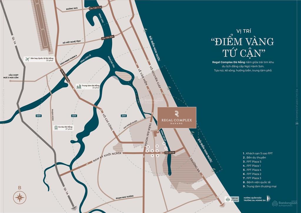 Bán căn hộ regal complex đà nẵng 1pn+ view sông biển thanh toán 1%/tháng