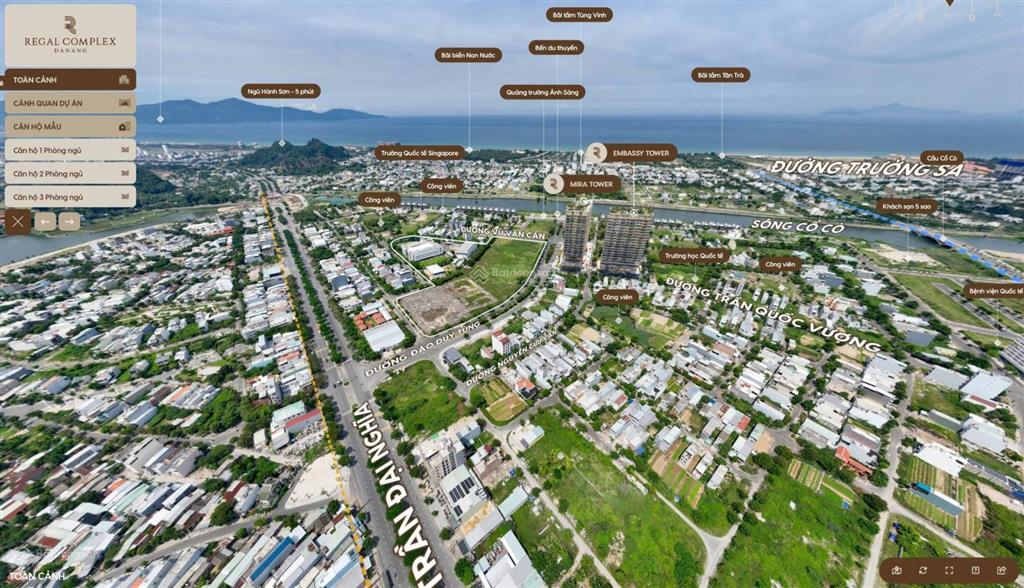 Bán căn hộ regal complex đà nẵng 1pn+ view sông biển thanh toán 1%/tháng