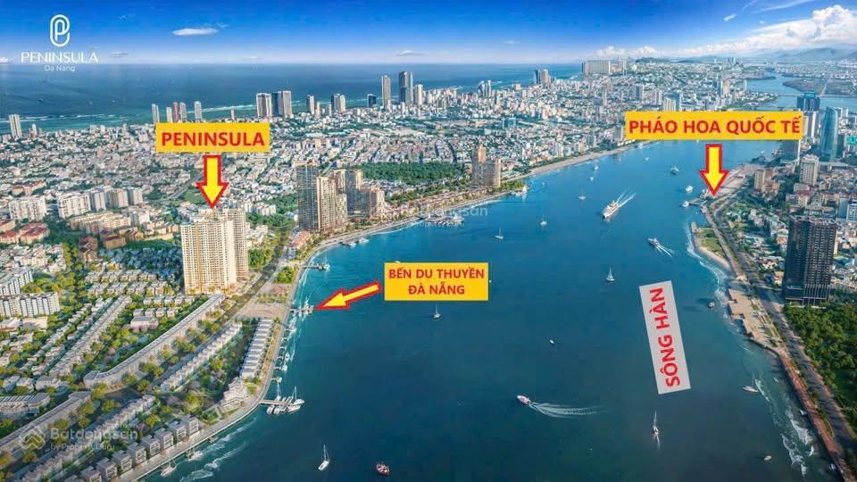 Peninsula đà nẵng 2pn view sông hàn  chỉ 61tr/m2  có hỗ trợ vay ngân hàng