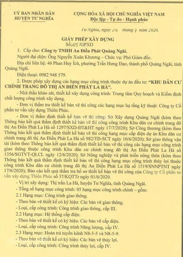 Quỹ đất độc quyền tại an điền phát sát quảng trường tư nghĩa hỗ trợ vay 0% lãi + gốc
