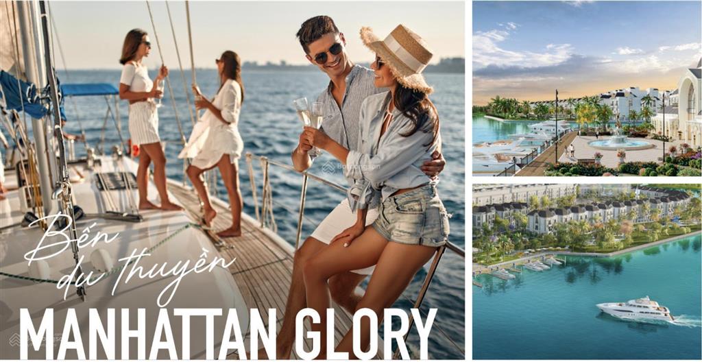 Nhà phố manhattan glory, bán căn liền kề 126m2 đường thông