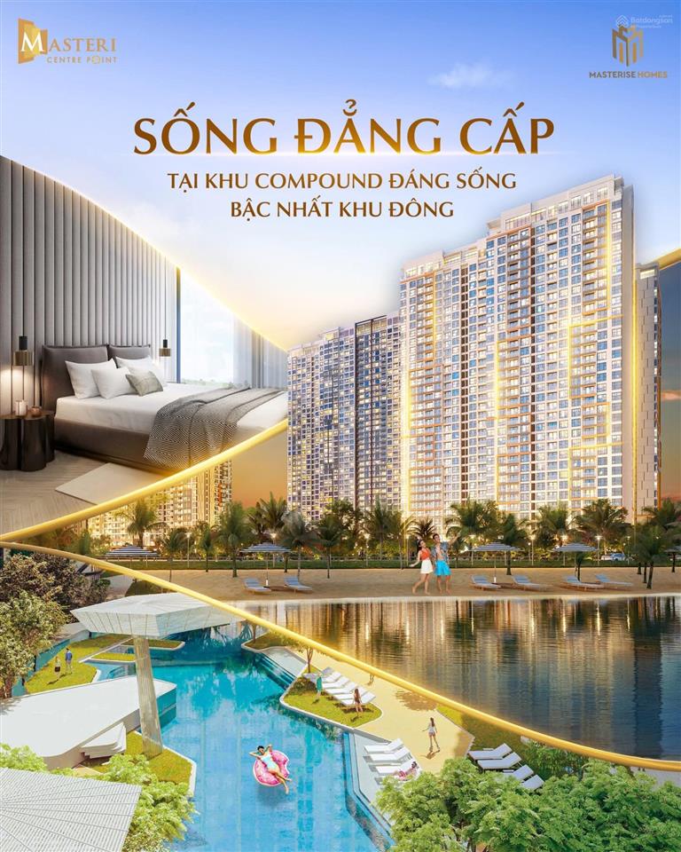 Bán căn hộ masteri q9 3pn 96m2, khu compound cao cấp.  0938 618 ***