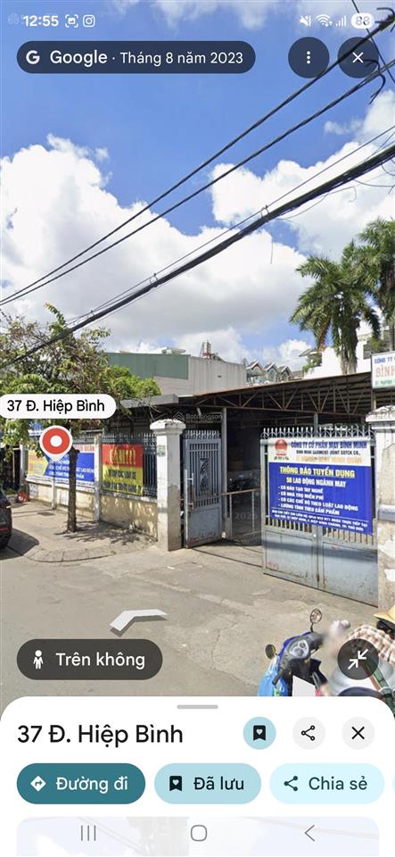 Mặt tiền đường hiệp bình. tổng 2000m2