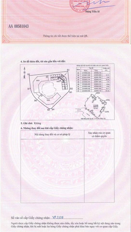 Rẻ hơn thị trường 300tr, sẵn sổ, full đồ, tầng cao  view biển