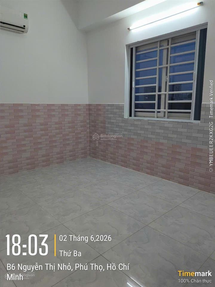 Cho thuê căn hộ chung cư phú thọ, q11, 65m2, 2pn, 9.5 triệu