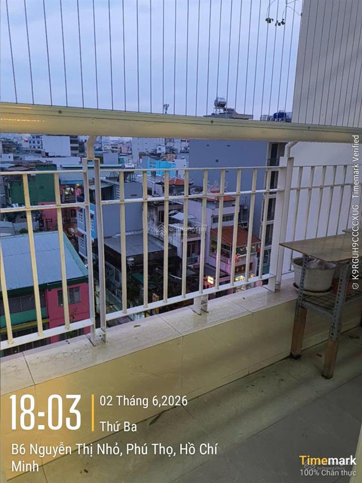 Cho thuê căn hộ chung cư phú thọ, q11, 65m2, 2pn, 9.5 triệu