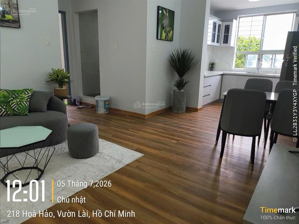 Bán căn hộ chung cư ngô gia tự, quận 10, 74m2, 2pn, 3.85 tỷ, nhà đẹp, sổ hồng.