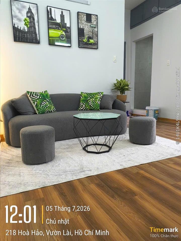 Bán căn hộ chung cư ngô gia tự, quận 10, 74m2, 2pn, 3.85 tỷ, nhà đẹp, sổ hồng.
