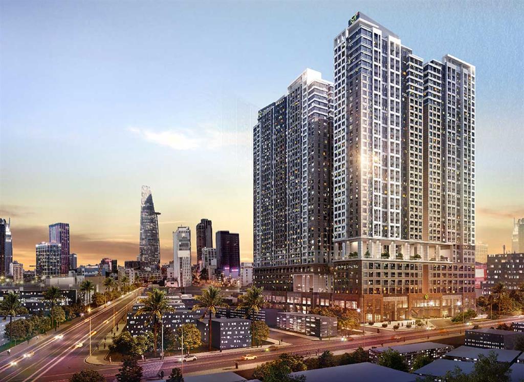 Bán căn hộ soho residence, quận 1, 55m2, 2pn, 6,5 tỷ, nhà đẹp.