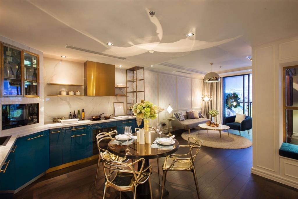 Bán căn hộ soho residence, quận 1, 55m2, 2pn, 6,5 tỷ, nhà đẹp.