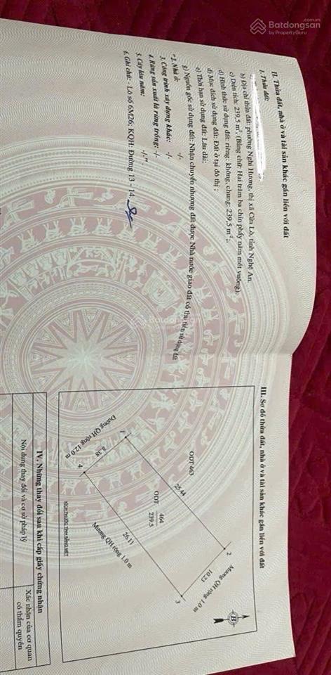 Bán đất nền khu vực biển cửa lò nghệ an