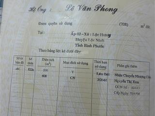 Bán đất tại ấp 2, mặt tiền quốc lộ 13, 2,5 tỷ, 708m2, giá siêu hời uy tín