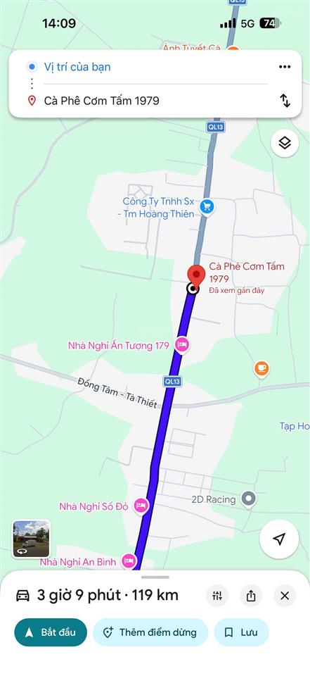 Bán đất tại ấp 2, mặt tiền quốc lộ 13, 2,5 tỷ, 708m2, giá siêu hời uy tín
