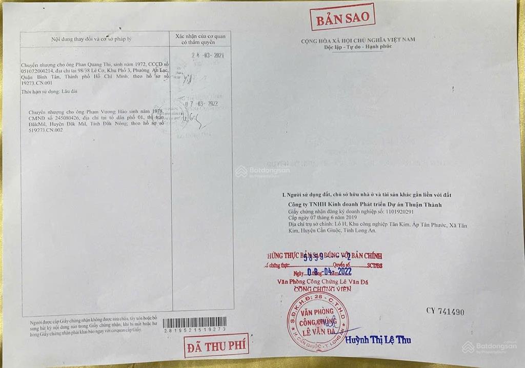 Bán đất nền chính chủ cần giuộc tỉnh long an