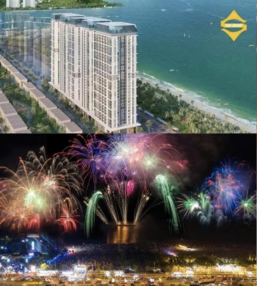 Sun centro town  view biển bãi cháy  vốn bỏ ra 500 triệu nhận nhà full nội thất  chiết khấu 24%