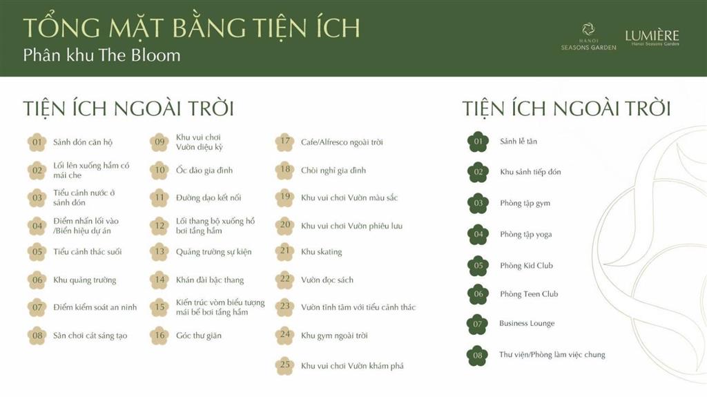 Căn 2pn giá mềm hiếm có view nội khu tại lumière hanoi seasons garden