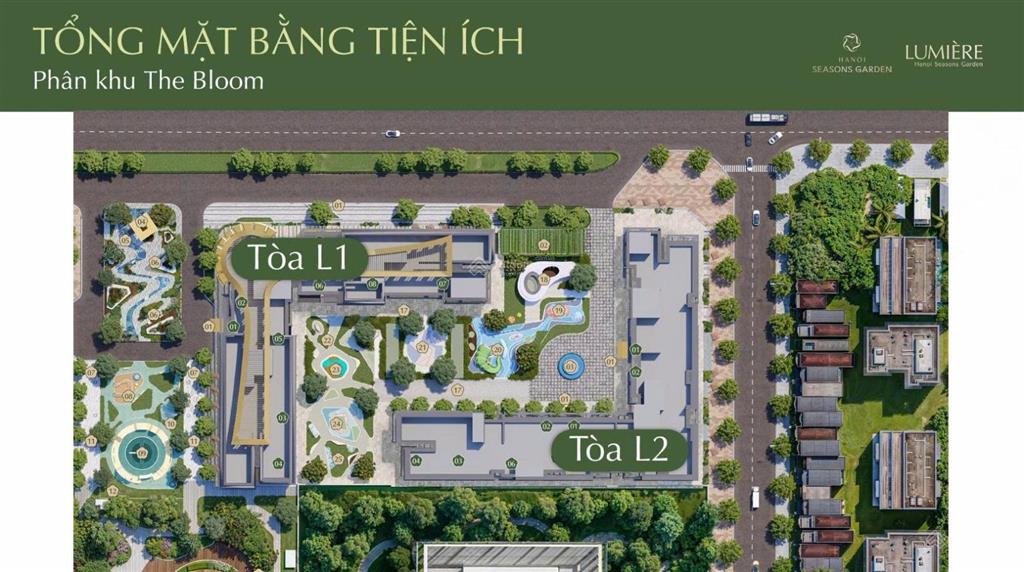 Căn 2pn giá mềm hiếm có view nội khu tại lumière hanoi seasons garden
