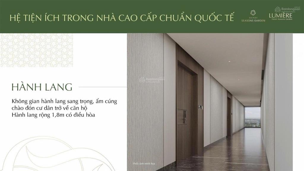 Căn 2pn giá mềm hiếm có view nội khu tại lumière hanoi seasons garden