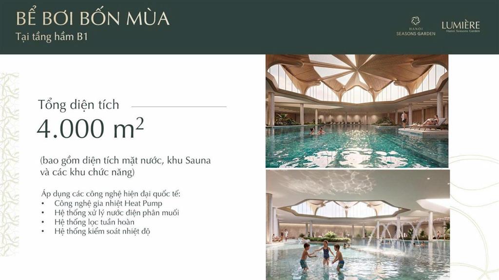 Căn 2pn giá mềm hiếm có view nội khu tại lumière hanoi seasons garden