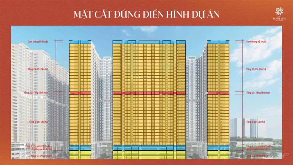 Nổi bật quỹ căn đẹp chung cư the flame vine giá 7x triệu/m2.  0888 017 ***.