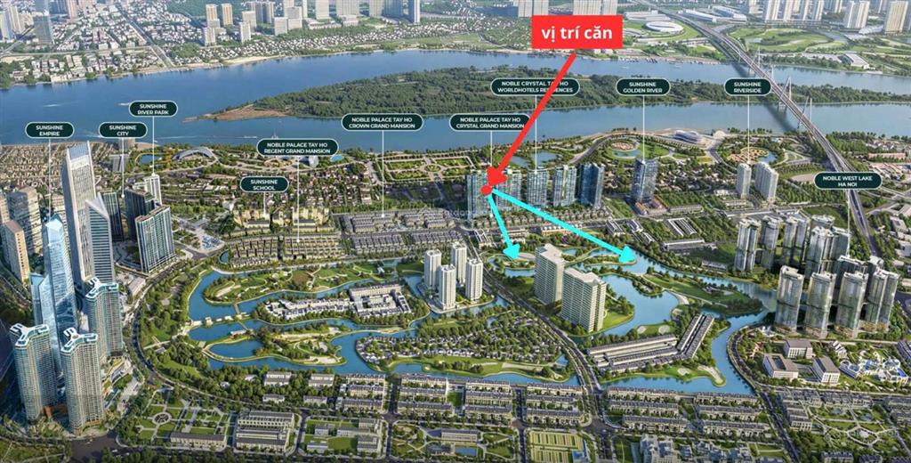 Bán căn duplex 4 phòng ngủ, có bể bơi riêng view hồ tây và công viên ciputra 65 hecta