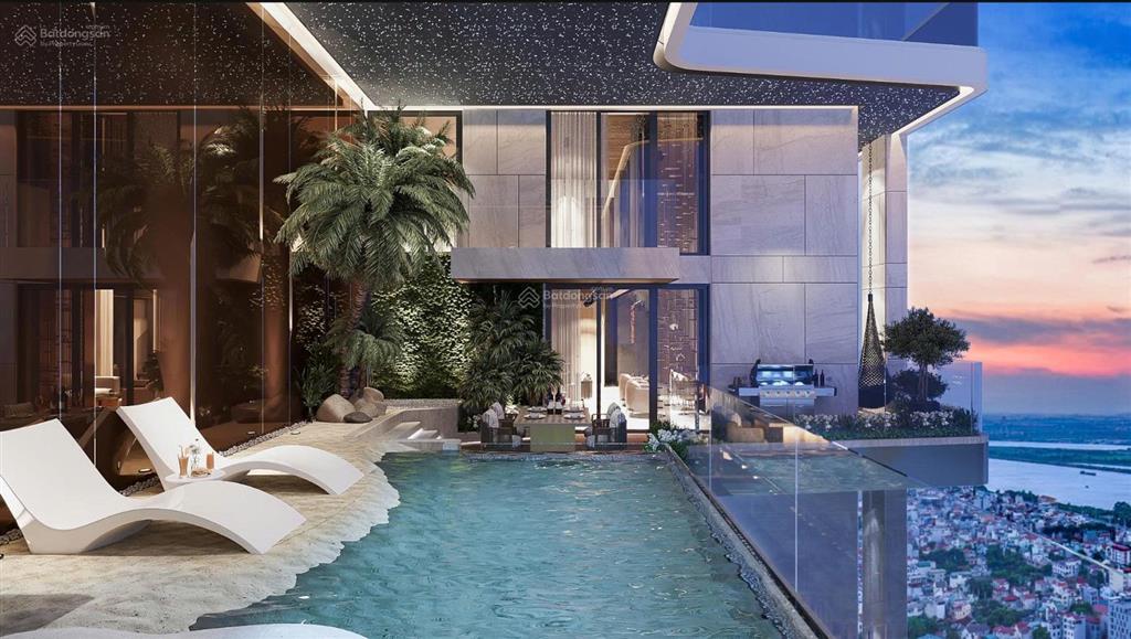 Bán căn duplex 288,6m2 view panorama trọn sông hồng và cầu nhật tân chỉ 65,1 tỷ