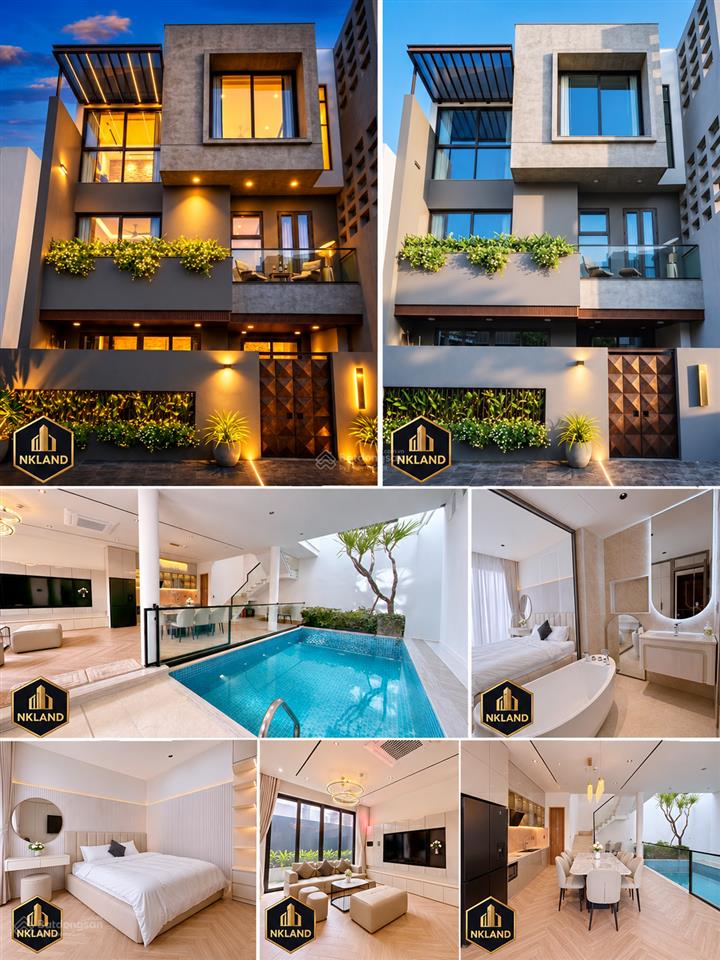 Bán villa nghỉ dưỡng cao cấp, cách biển mỹ khê 5 phút đi bộ. dòng tiền ròng 80tr/tháng.cạnh phố tây