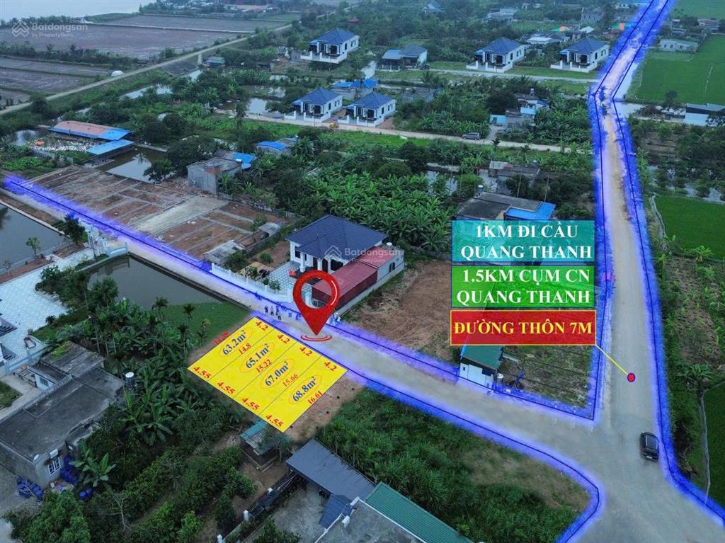 Giá mền như bún chỉ 6xxtr sở hữu ngay 1 lô đất rộng 63m2 tiền năng phát triển rõ ràng