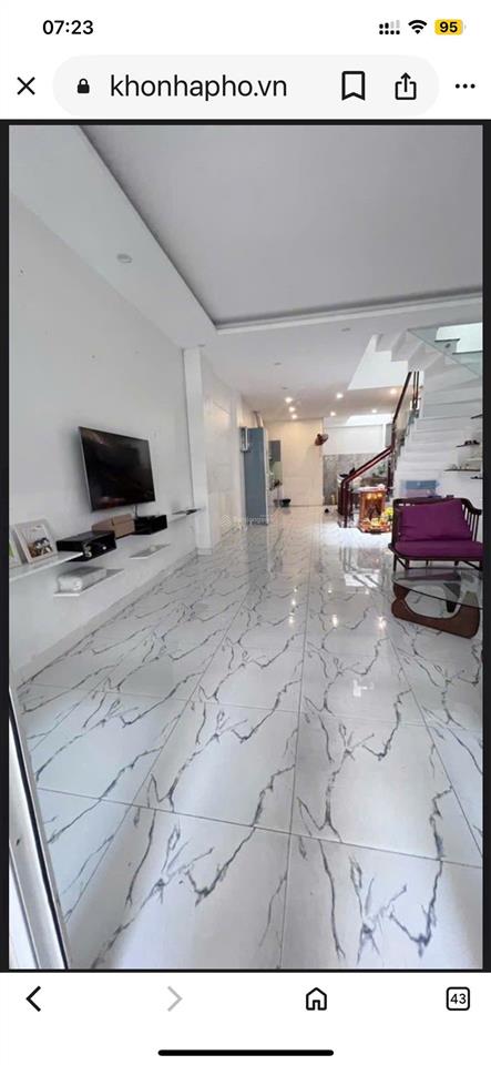 Nhà đẹp 3 tầng lầu hxh hoàng văn thụ, tân bình
