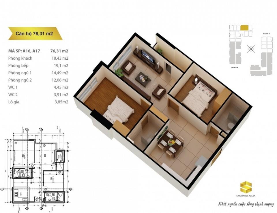 Mình cần cho thuê gấp ch saigonres vincom nguyễn xí, 2pn=10tr/th. 3pn=14tr/th. 0932,092.769