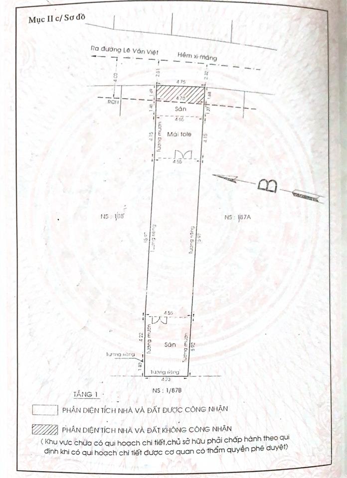 Bán nhà sát lê văn việt tại 42 đường số 2, hơn 69 triệu/ m2 , 124m2, giá 8,6 tỷ tôi chính chủ