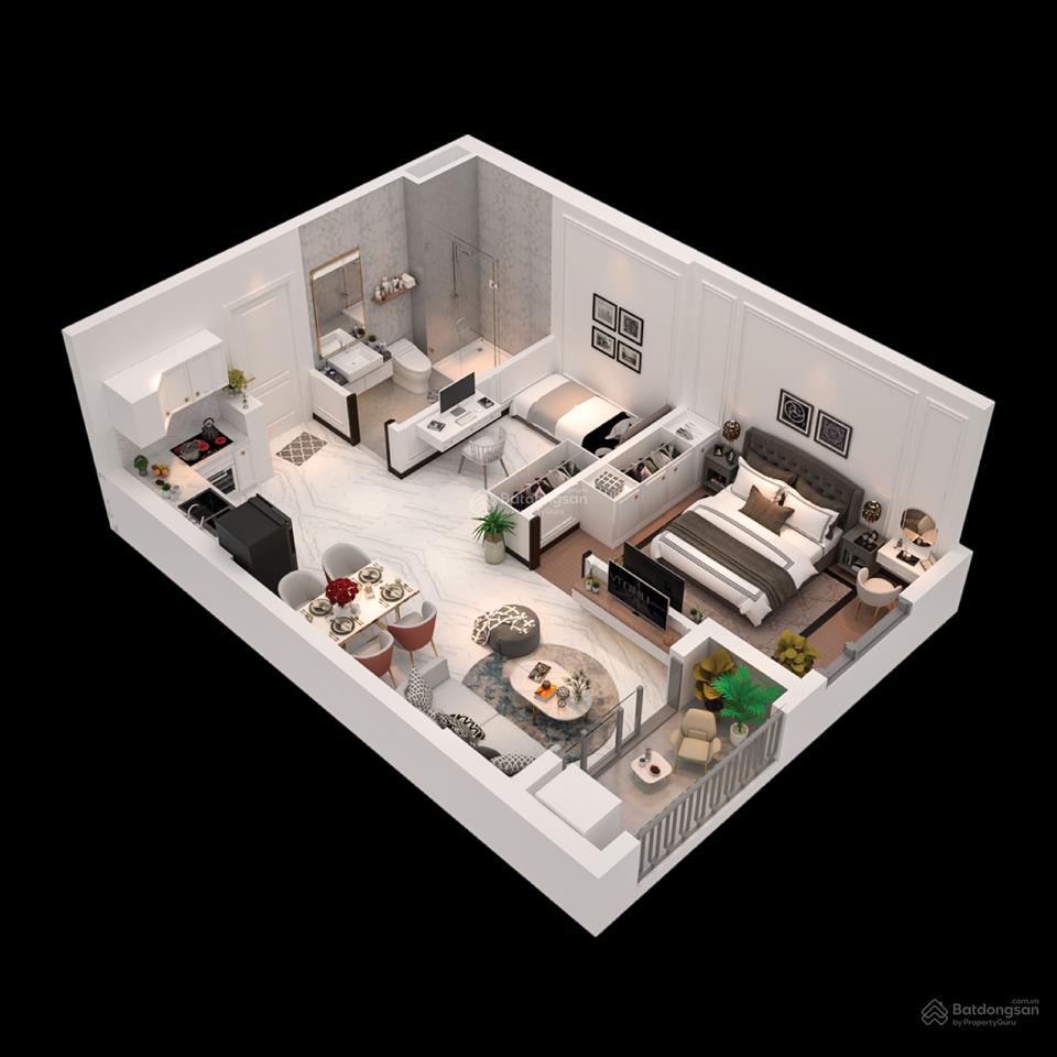 Căn hộ cảng cái mép metro 1pn+ 50m² 1,6tỷ | 50% nhận nhà | sổ lâu dài ngay mặt tiền quấc lộ 51