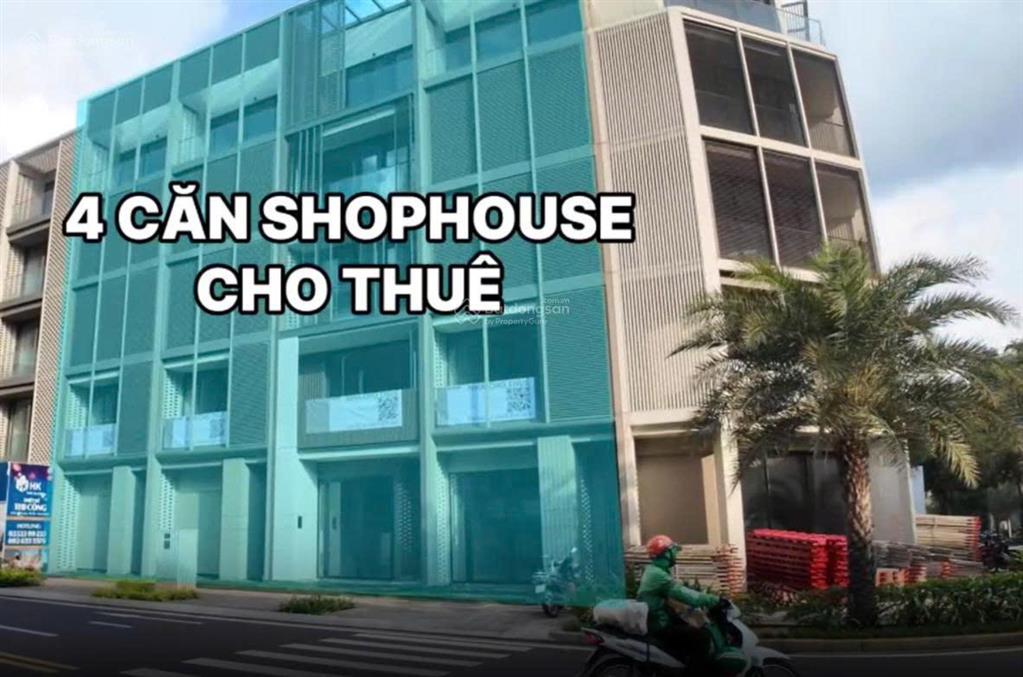 Cho thuê gấp 4 shophouse liền nhau, mt 20m the global city, đường n2 20m, 1400m2 sàn  0963 829 ***