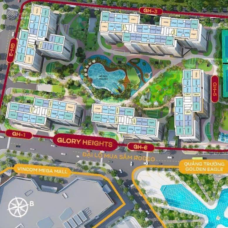 Bán căn 3 phòng ngủ 81,5m² giá chỉ 5,1 tỷ tại glory heights vinhomes grand park