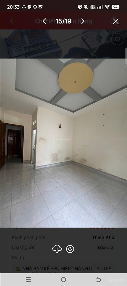 Nhà 3 tầng ngay hiệp thành city  shr  chỉ 5,55 tỷ đồng!