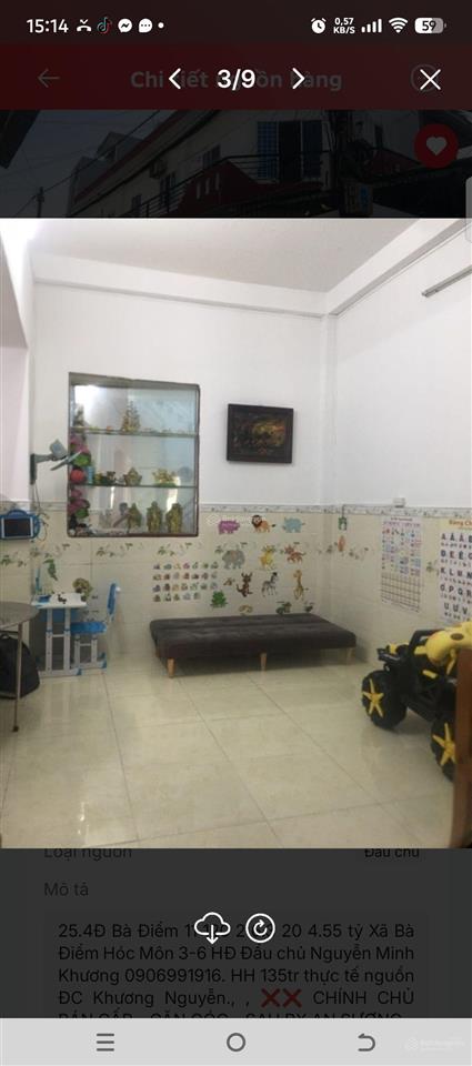 Nhà đẹp giá tốt hẻm xe hơi gần chợ đầu mối hóc môn & ngã tư an sương