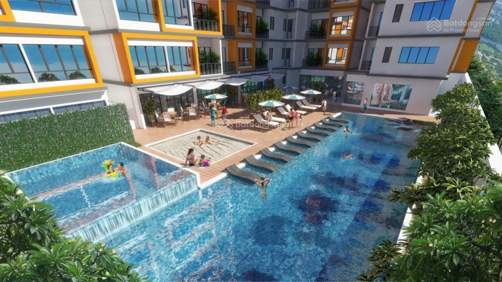 Cho thuê dragon hill 2 nhà bè căn thông tầng 3pn giá chỉ 16tr/tháng