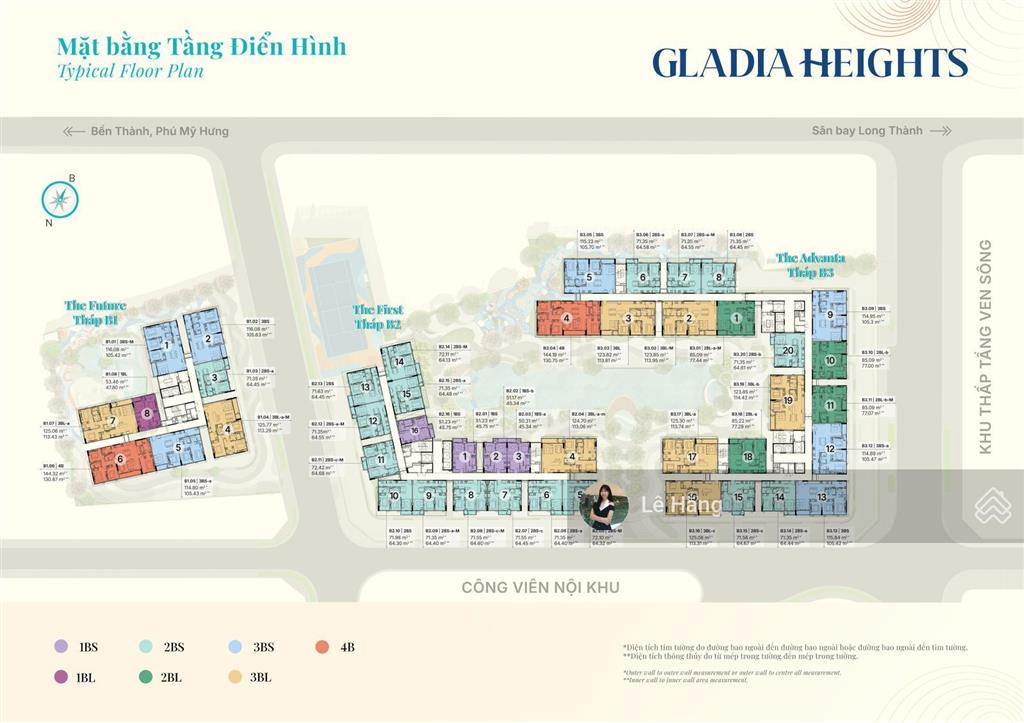 Bán căn hộ 1pn gladia heights bàn giao cơ bản