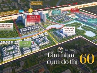 Căn góc 3pn gladia heights 115m2 nhà thô