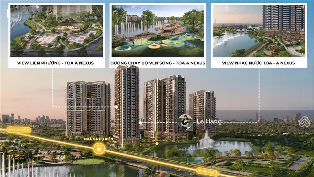 Bán 1pn the global city view nhạc nước  1pn nexus zone cosmo central