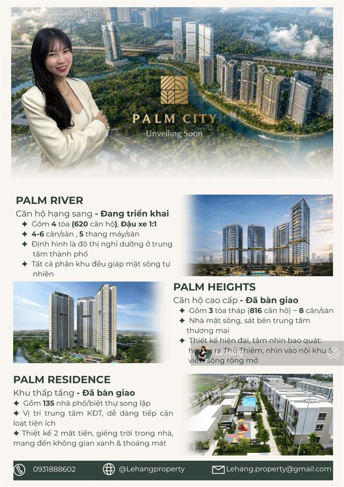 Palm river chuẩn sống nghỉ dưỡng riêng tư mở bán quận 1