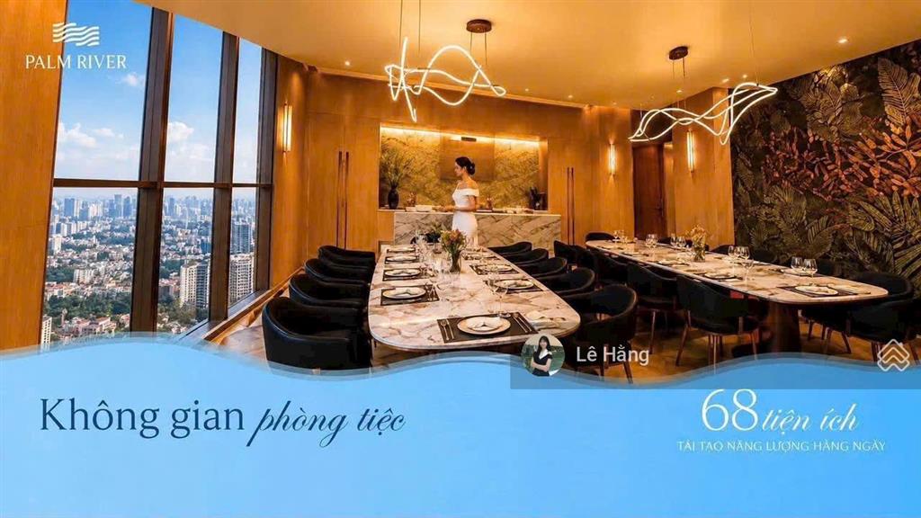 Căn 3 pn 157m2 view sông đắt giá tại palm river