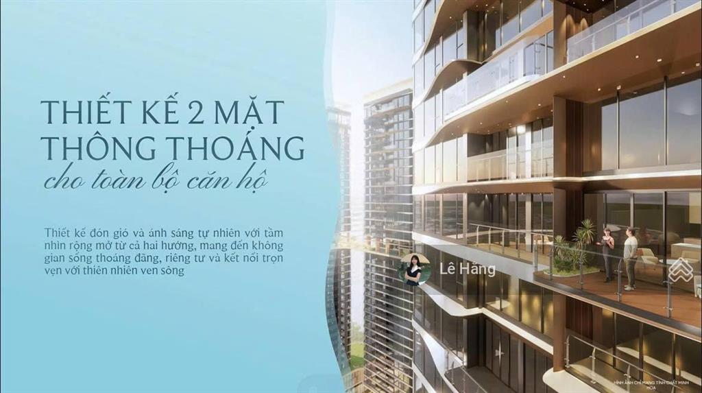 Palm river chỉ 4 đến 6 căn/sàn, 5 thang máy/tháp, ưu tiên sự riêng tư