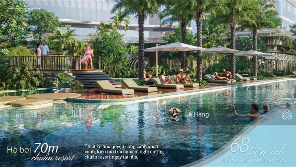 Palm river chỉ 4 đến 6 căn/sàn, 5 thang máy/tháp, ưu tiên sự riêng tư