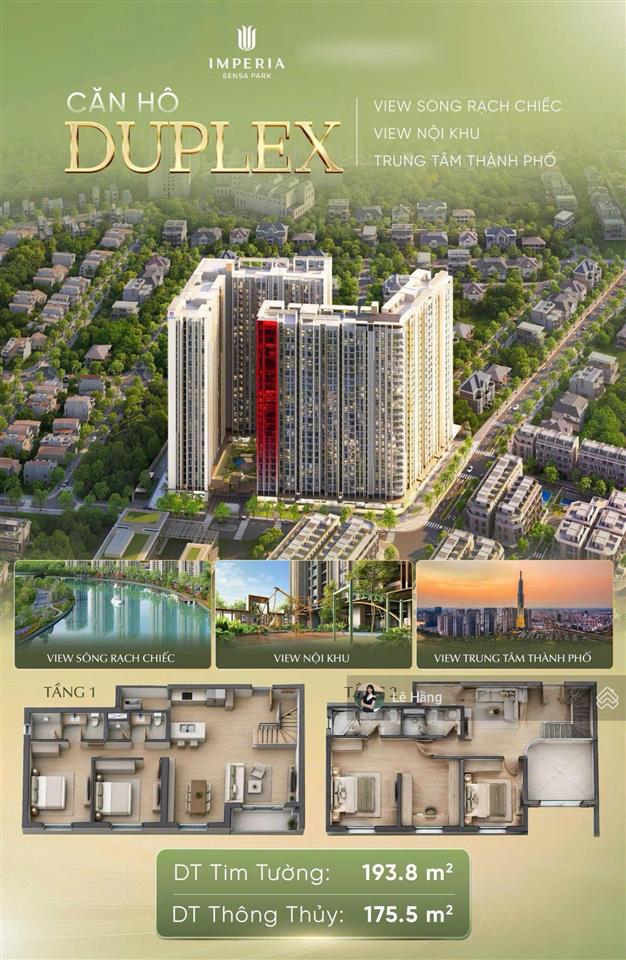 Bán duplex imperia sensa park to nhất dự án