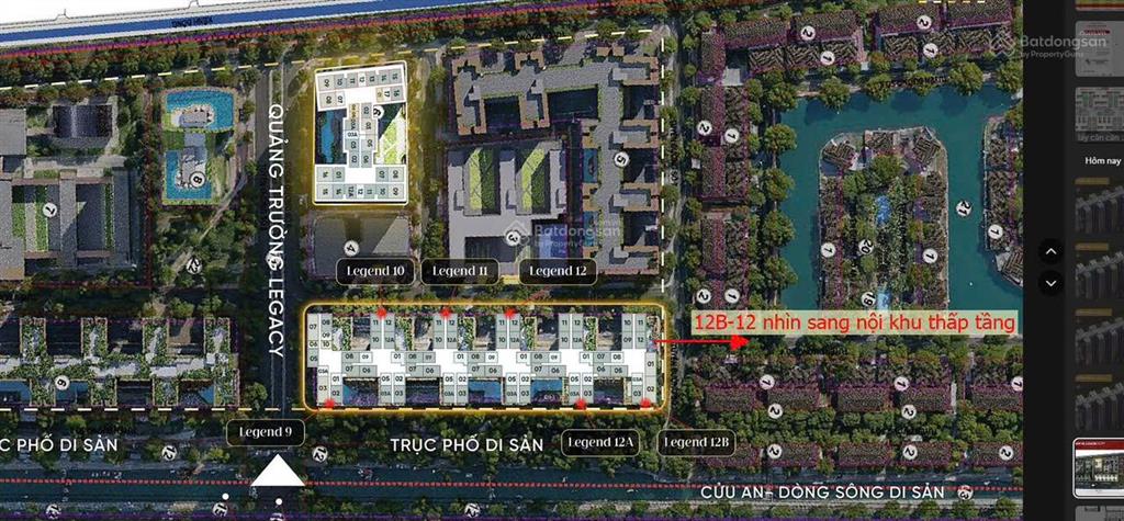 Hot! căn góc 3pn giá chỉ 50tr/m2 view biệt thự đảo, sông di sản htls 0% 36 tháng