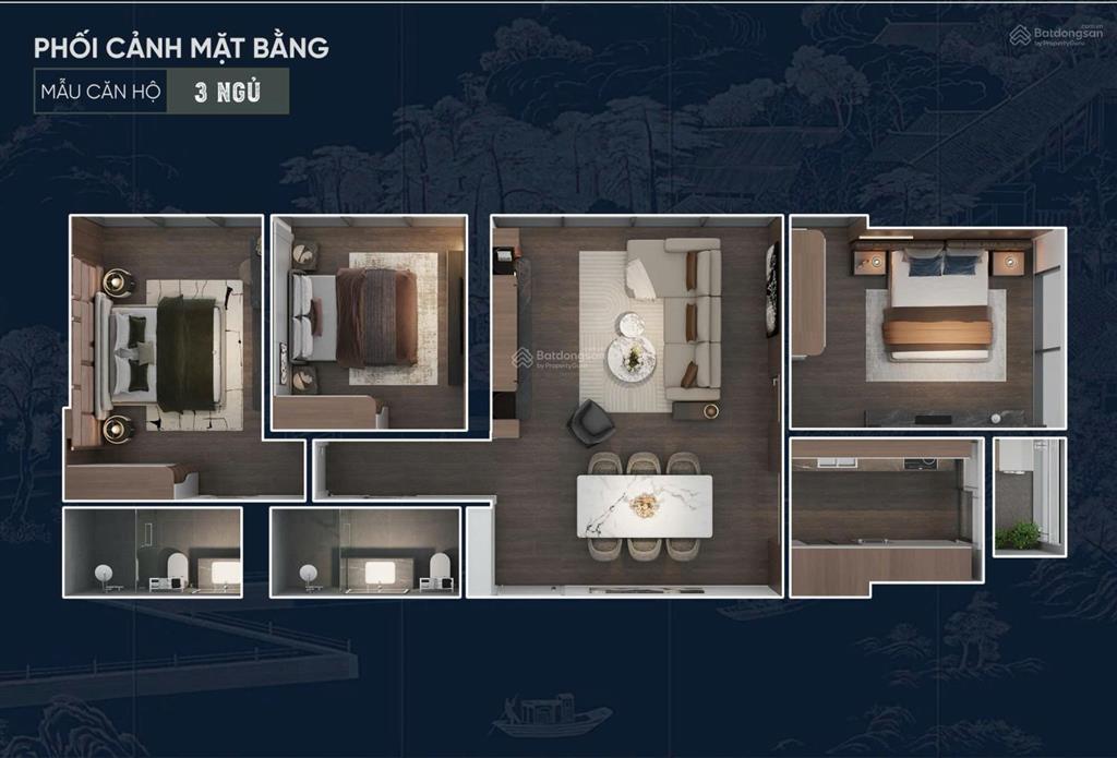 Hot! căn góc 3pn giá chỉ 50tr/m2 view biệt thự đảo, sông di sản htls 0% 36 tháng